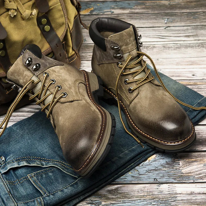 Zapatos de invierno de cuero | Verdadero calentador de invierno