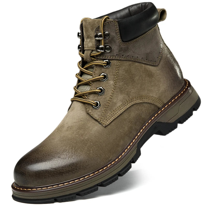 Zapatos de invierno de cuero | Verdadero calentador de invierno