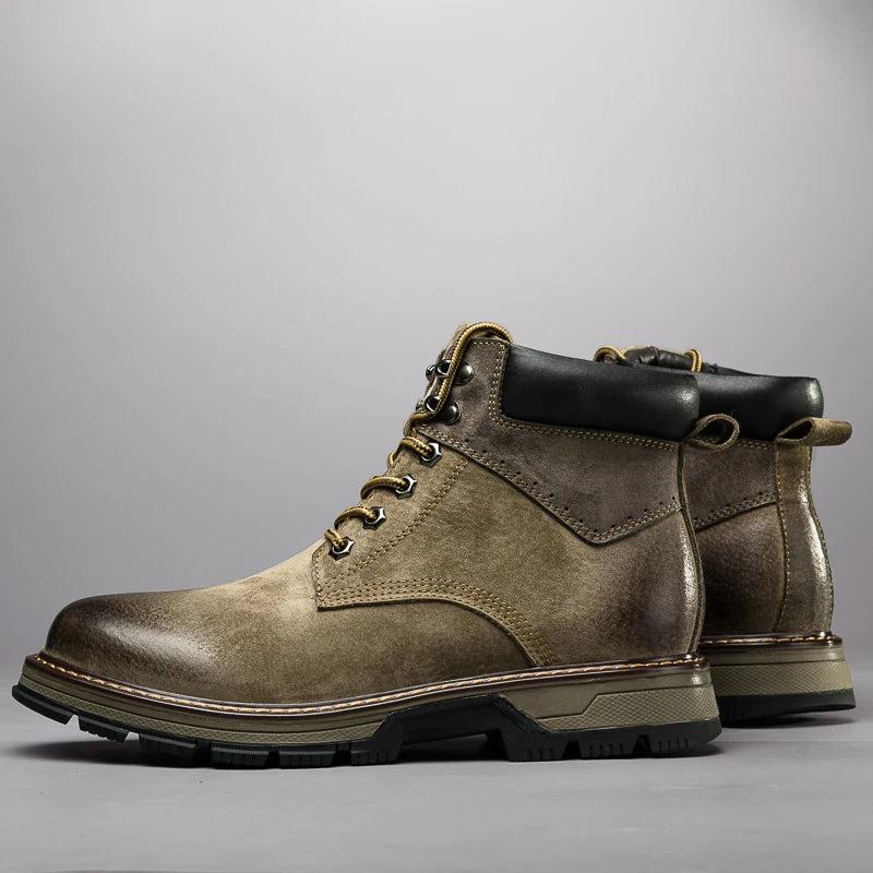 Zapatos de invierno de cuero | Verdadero calentador de invierno