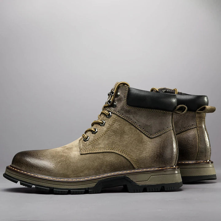 Zapatos de invierno de cuero | Verdadero calentador de invierno