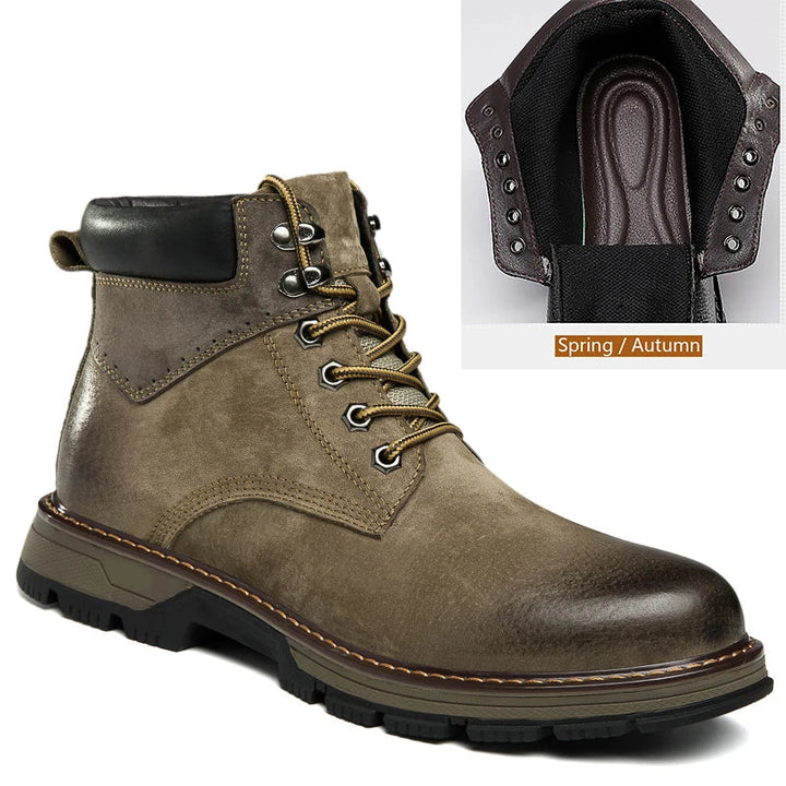 Zapatos de invierno de cuero | Verdadero calentador de invierno