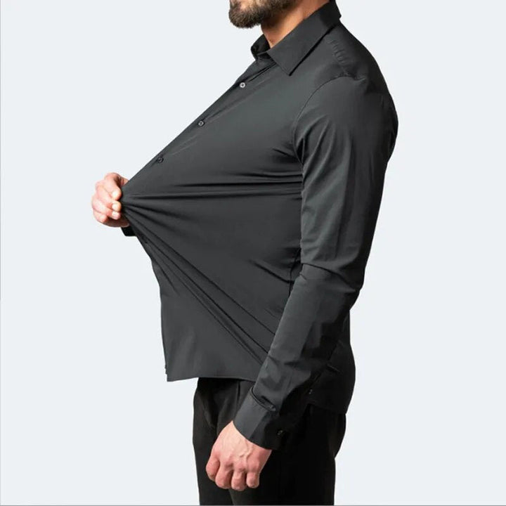 Camisa de negocios | ¡No necesita planchar esta camisa!