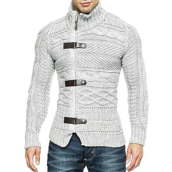 Boas Urban-vest | Strikvest med læderdetaljer
