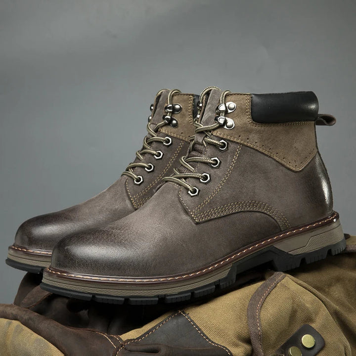 Zapatos de invierno de cuero | Verdadero calentador de invierno