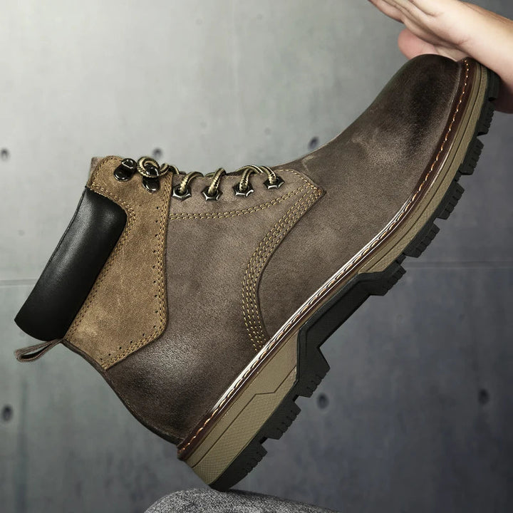 Zapatos de invierno de cuero | Verdadero calentador de invierno