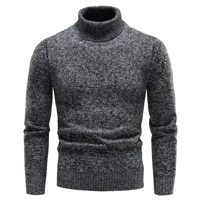 Paul Wooly Turtleneck Sweater | Warm Knitted Turtleneck Sweater
