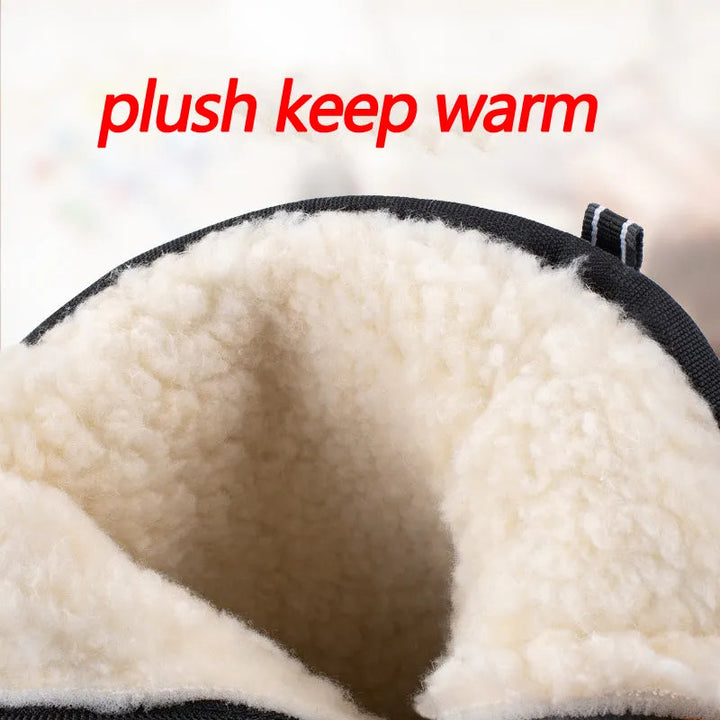 Halbhohe Schneestiefel | Warme Winterstiefel