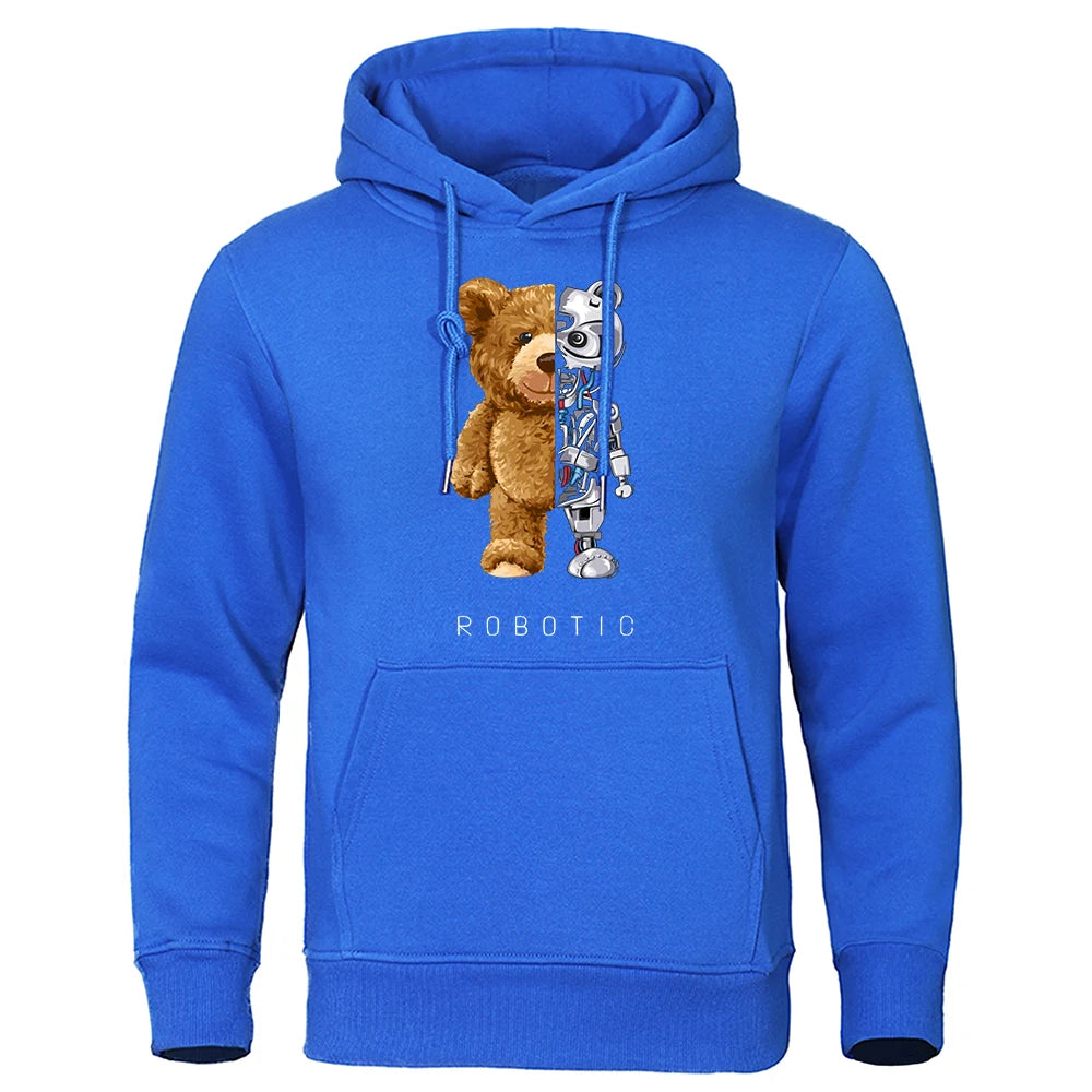 Robo Bear Hoodie | Teddy Tech Sweatshirt