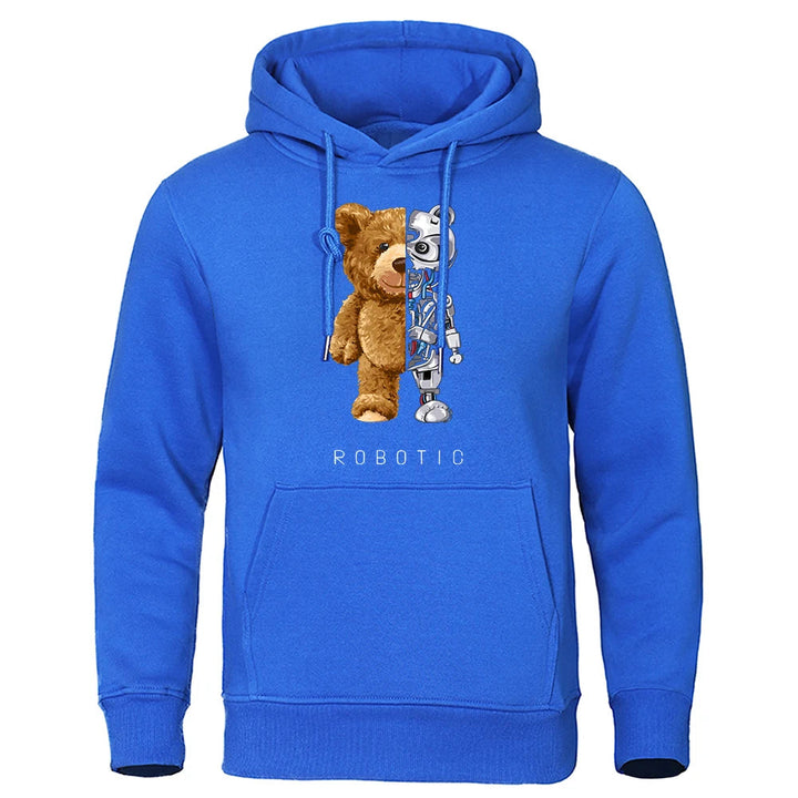 Robo Bear Hoodie | Teddy Tech Sweatshirt