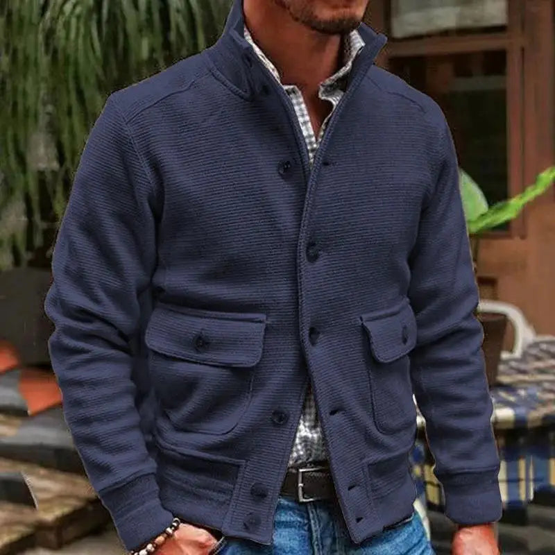 Sander Vest | Trendy cardigan med praktiske lommer