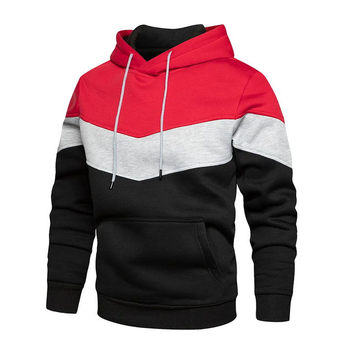 Patchwork Hoodie | Warm Fleece Streetwear