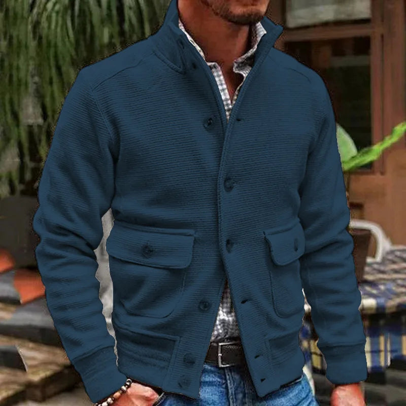 Sander Vest | Trendy cardigan med praktiske lommer