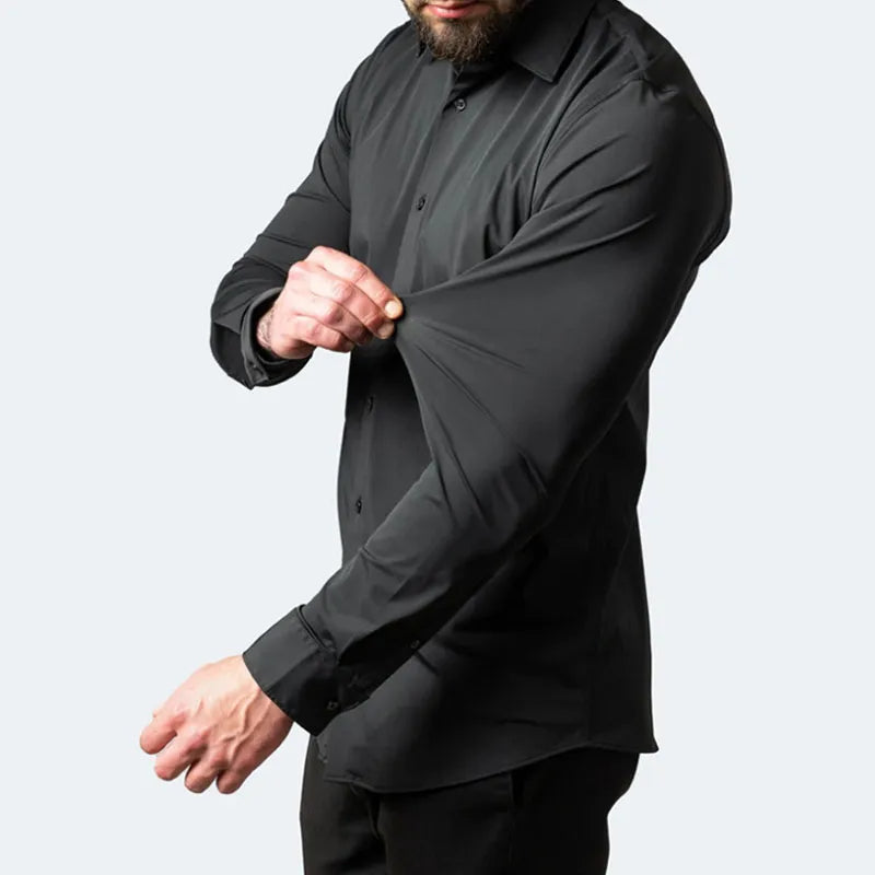 Camisa de negocios | ¡No necesita planchar esta camisa!