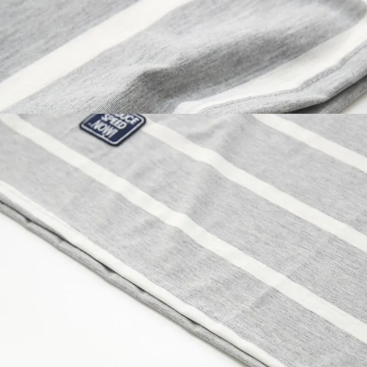 stripete shorts | herrepysjamas med korte ermer