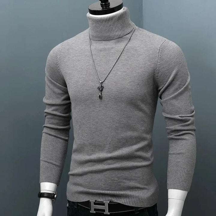 Jersey de cuello alto ajustado Marco | Jersey ajustado de moda