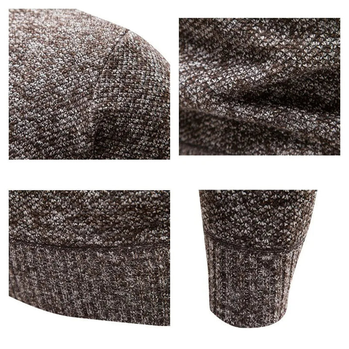 Paul Wooly Turtleneck Sweater | Warm Knitted Turtleneck Sweater