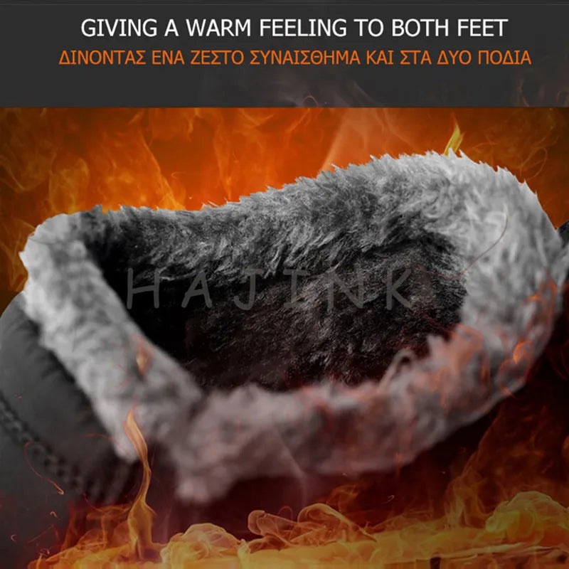 Snow slides | Warm and dry slippers