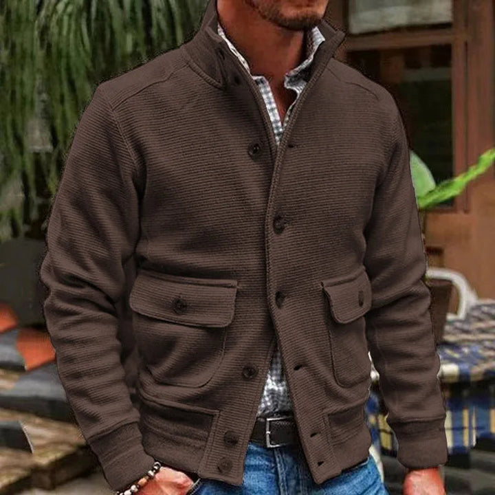 Sander Vest | Trendy cardigan med praktiske lommer