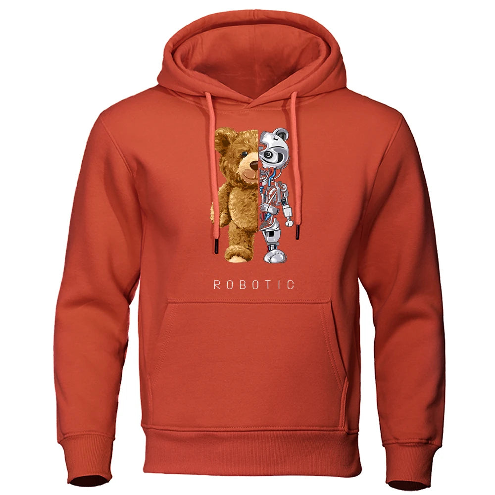 Robo Bear Hoodie | Teddy Tech Sweatshirt