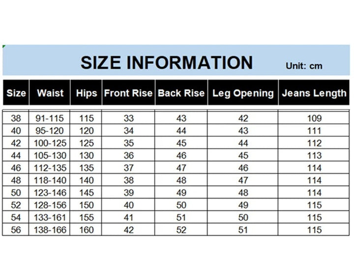 Arjen Mega Fit Denim-bukser | Jeans i store størrelser