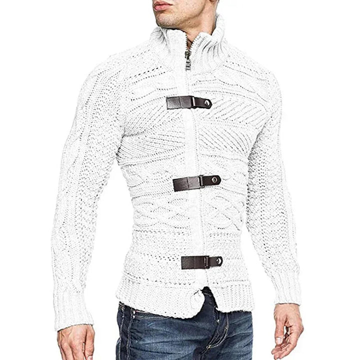 Boas Urban-vest | Strikvest med læderdetaljer