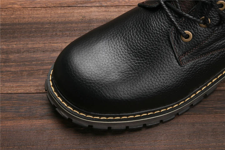 Winter boots made of leather | With wonderfully warm wool lining