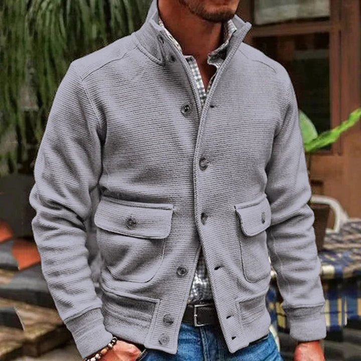 Sander Vest | Trendy cardigan med praktiske lommer