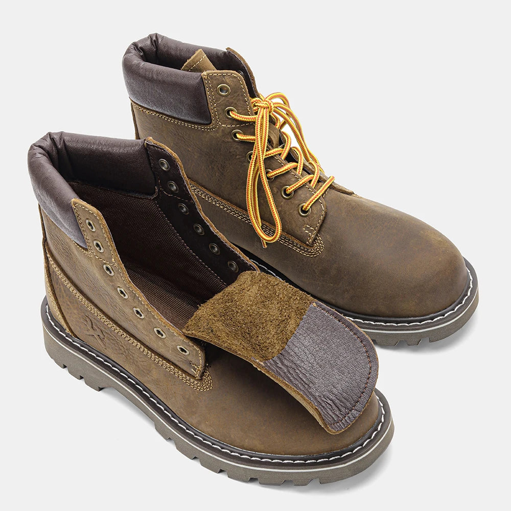 Zapatos de invierno de cuero | Verdadero calentador de invierno