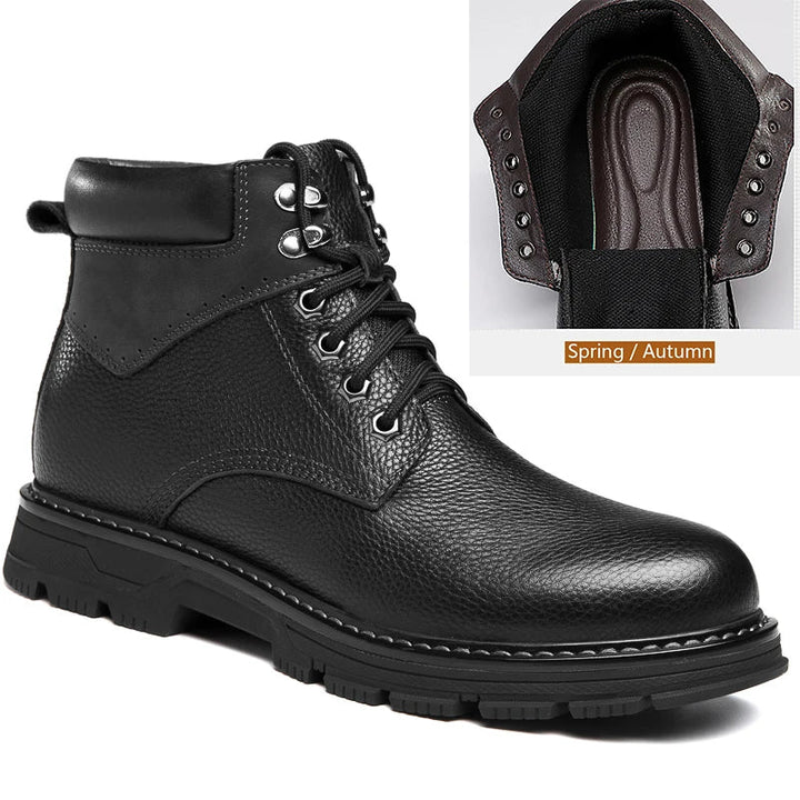 Zapatos de invierno de cuero | Verdadero calentador de invierno