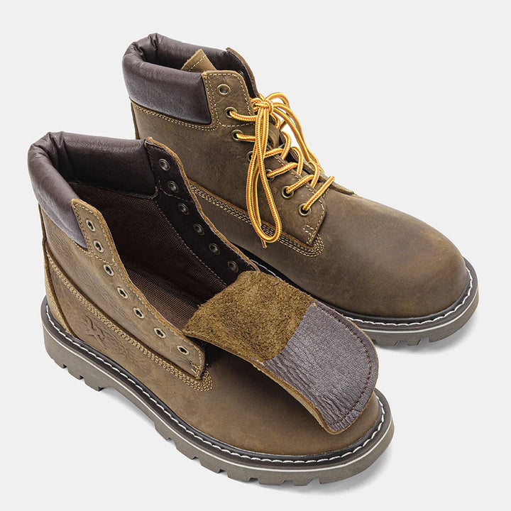 Zapatos de invierno de cuero | Verdadero calentador de invierno