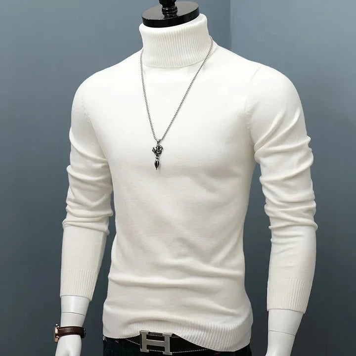 Jersey de cuello alto ajustado Marco | Jersey ajustado de moda