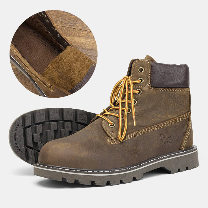 Zapatos de invierno de cuero | Verdadero calentador de invierno