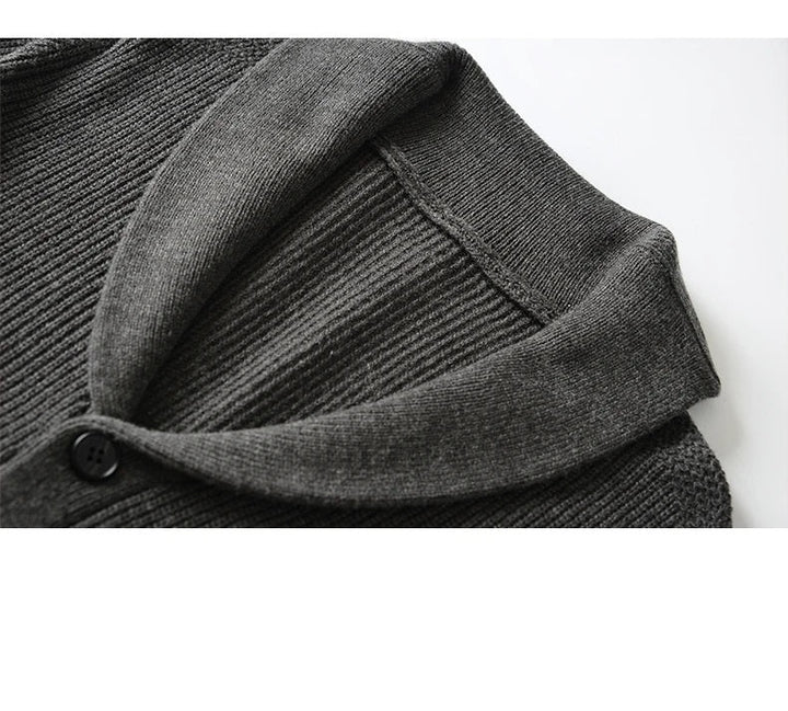 Rens knitted cardigan made of merino wool | Knotted cardigan