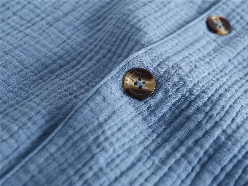 Spring Pajama Set | Lounge Set with Suit Collar for Men