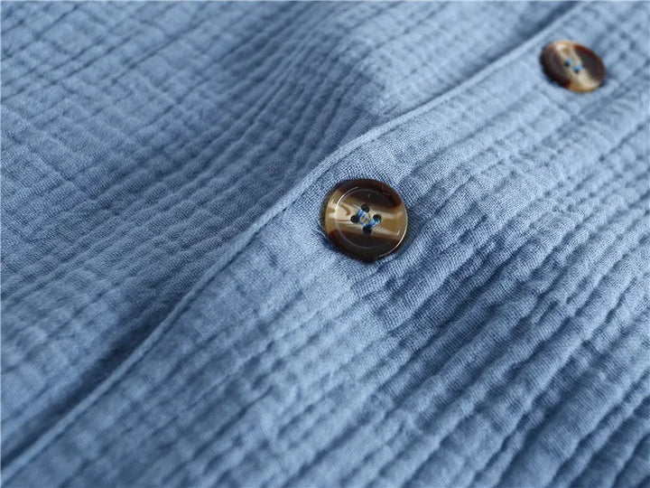 Spring Pajama Set | Lounge Set with Suit Collar for Men