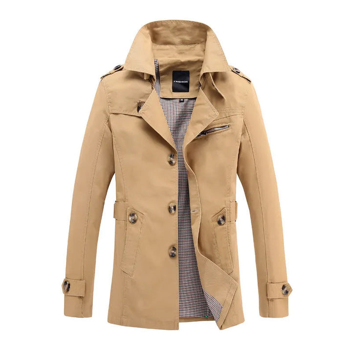 Vinter-trenchcoat | Trendy varm vinterkåpe
