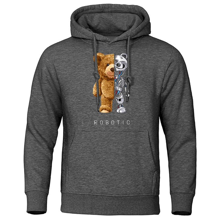 Robo Bear Hoodie | Teddy Tech Sweatshirt