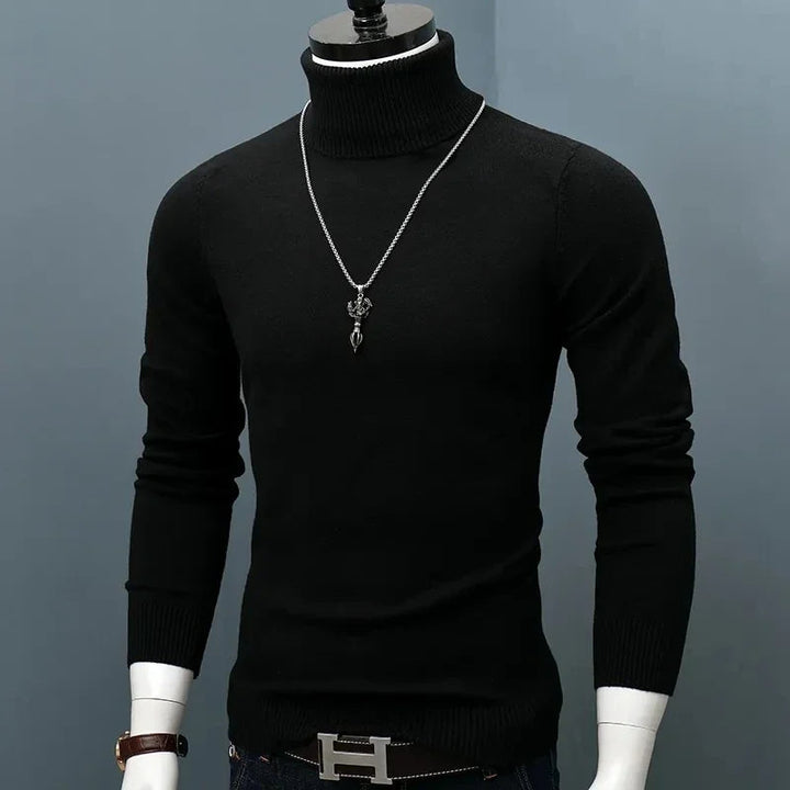 Jersey de cuello alto ajustado Marco | Jersey ajustado de moda