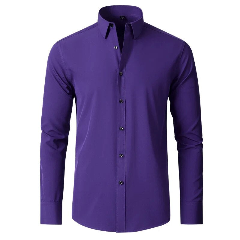 Camisa de negocios | ¡No necesita planchar esta camisa!