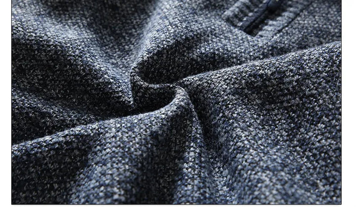 Bart Pullover | Wool Pullover with Half Zipper