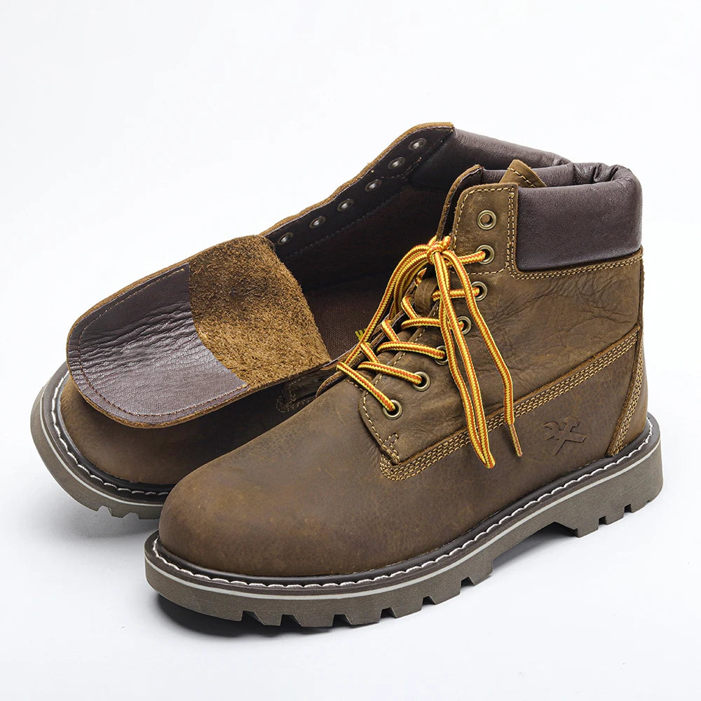Zapatos de invierno de cuero | Verdadero calentador de invierno