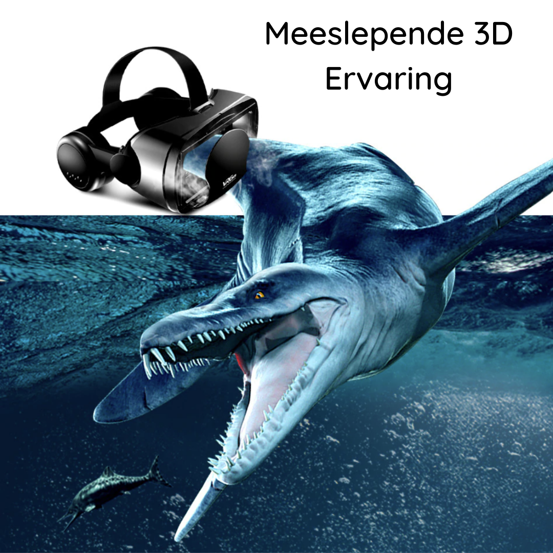 Reality PRO+ | Intelligent VR glasses with integrated headset for iPhone and Android