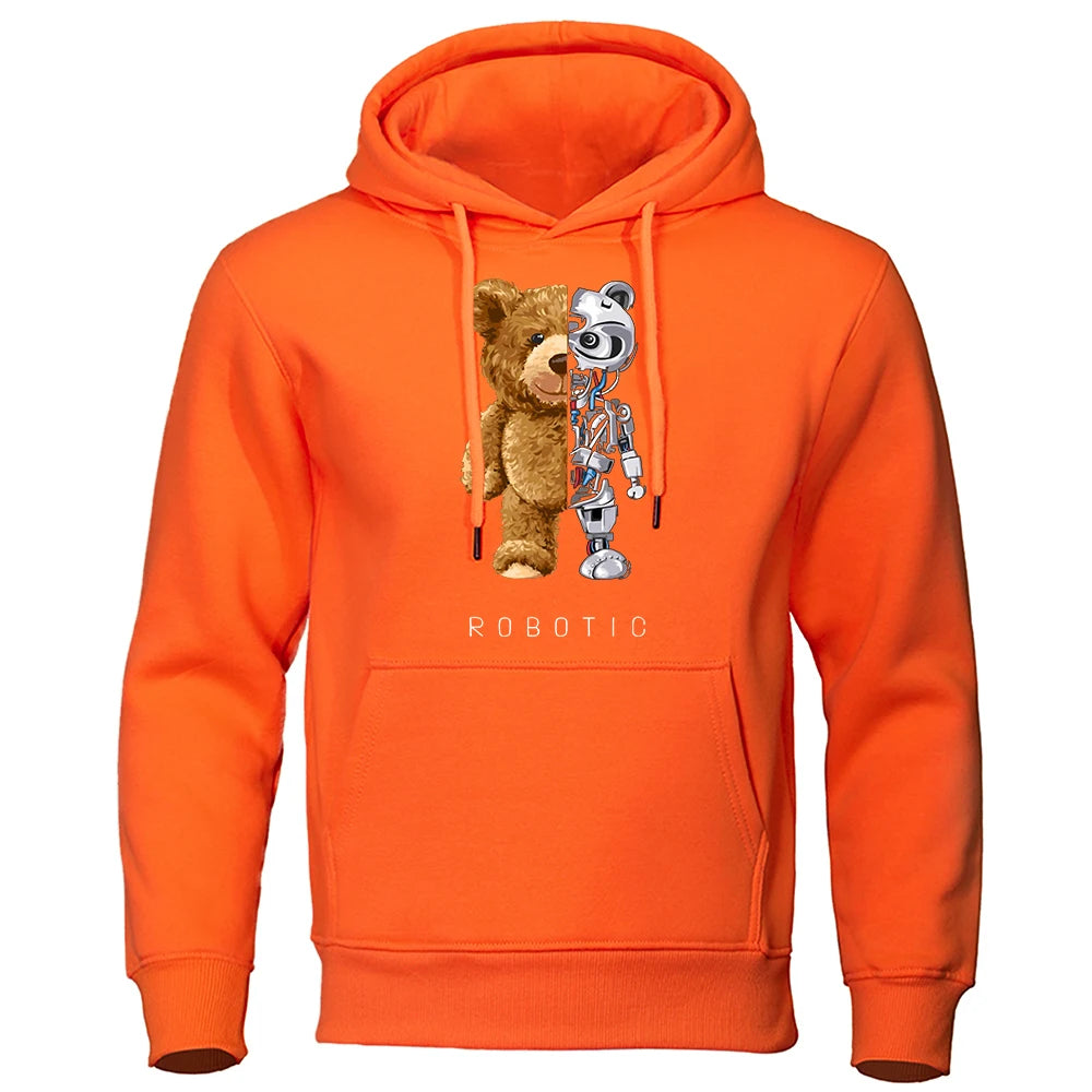 Robo Bear Hoodie | Teddy Tech Sweatshirt