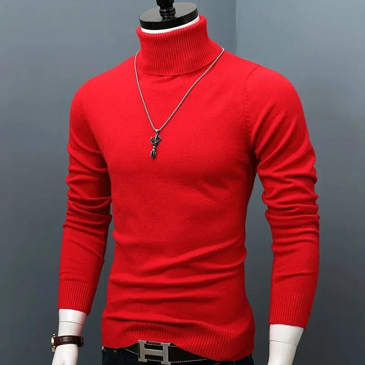 Jersey de cuello alto ajustado Marco | Jersey ajustado de moda