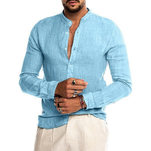 Jeff-bluse | Trendy bluse med ståkrave