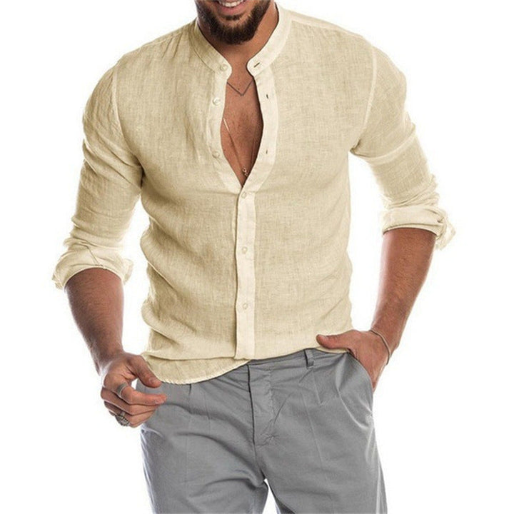 Jeff-bluse | Trendy bluse med ståkrave