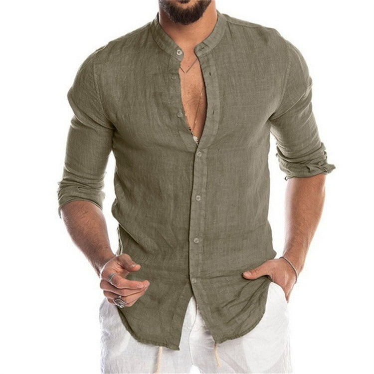 Jeff-bluse | Trendy bluse med ståkrave