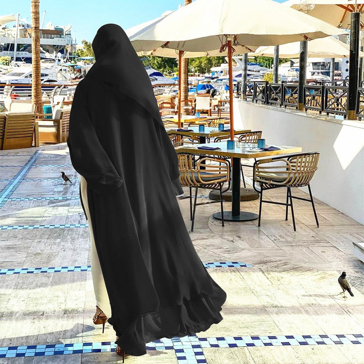 Open Amina Abaya with Hijab | A Beautiful and Airy Abaya