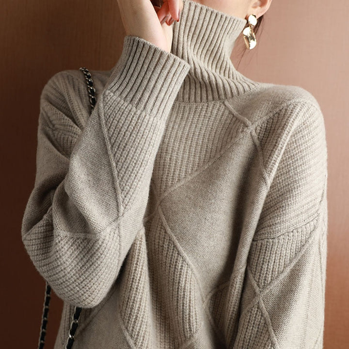 NeeltjesSweater I Pullover with Collar for Women