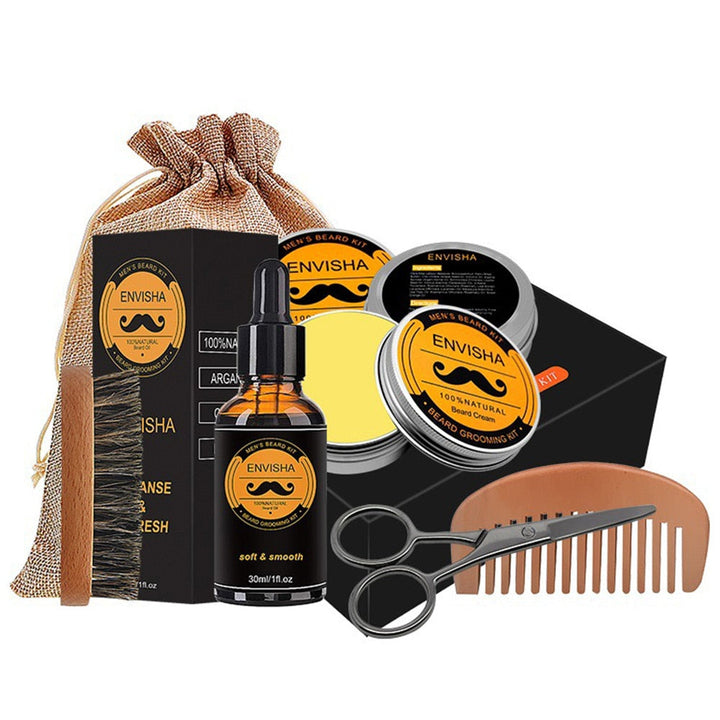 Beard growth grooming set | Stimulates your beard growth and nourishes the skin